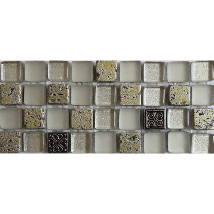 Bars Crystal Смеси с декорами Серый Мозаика 30x30 см, Китай, под мозаику - фото 1 Bars Crystal Смеси с декорами Серый Мозаика 30x30 см, Китай, под мозаику - фото 1